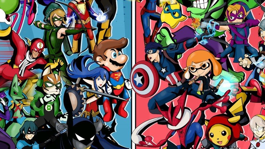 I-Smash Bros. x Marvel DC