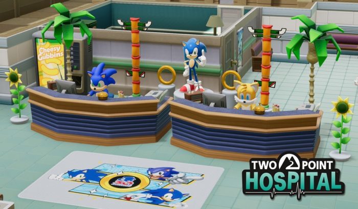 Two Point Hospital X Sonic.origineel 700x409