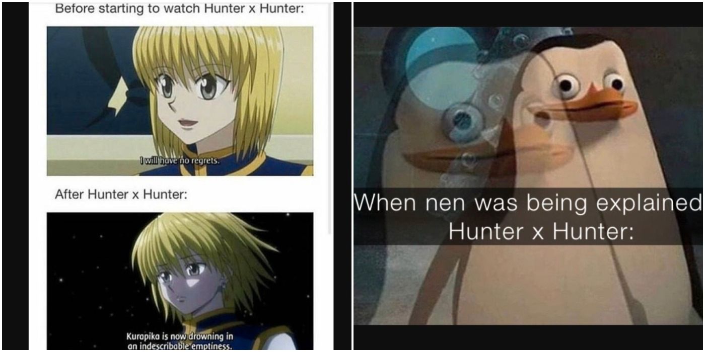 Os fans de 10 Memes de Gut Busting Hunter X Hunter seguro que gozarán da promoción