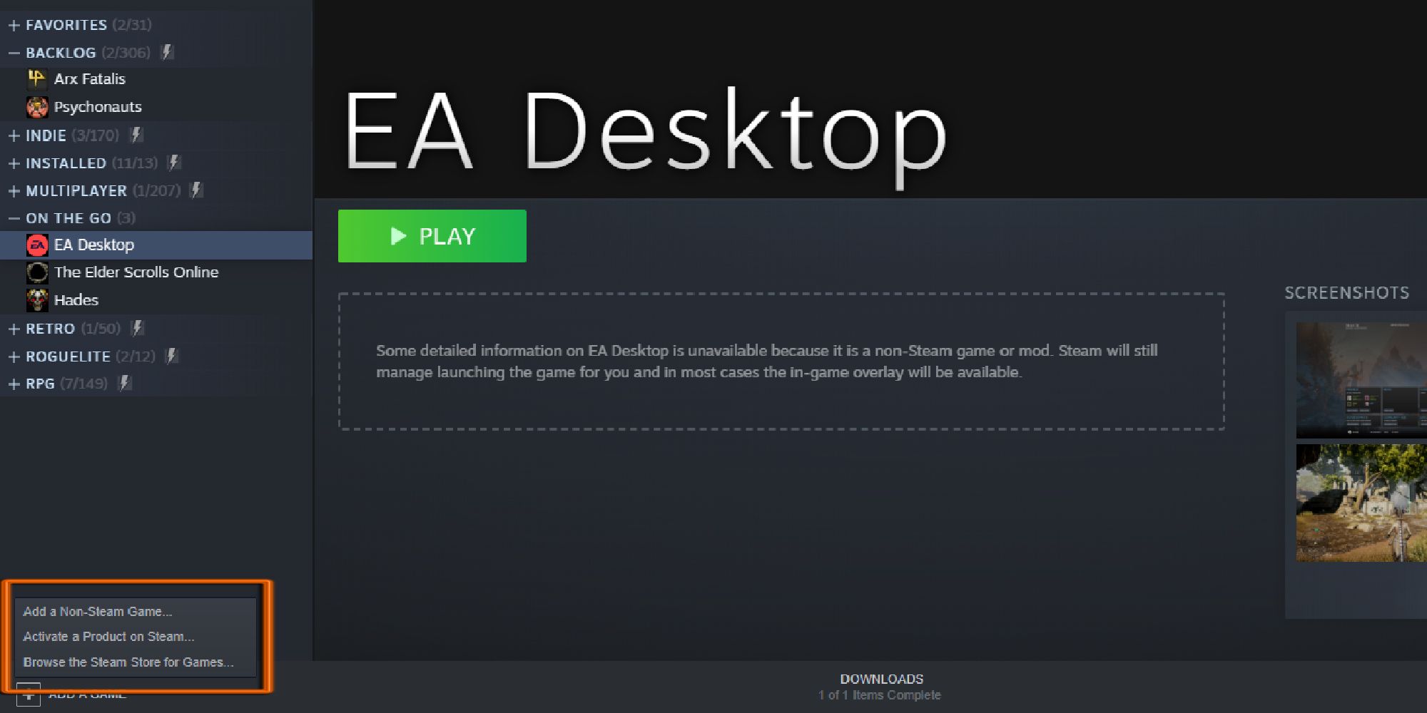 Ea Desktop Steam