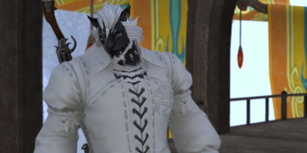 Ff14 Reddit User Lazybomber Hrothgar Elegant Cat Man