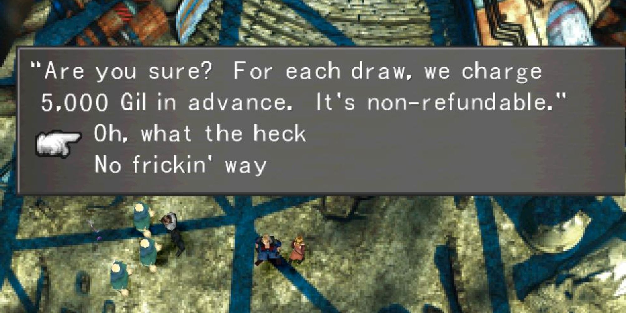 Final Fantasy 8 Shumi Village Ultima Çizim Noktası