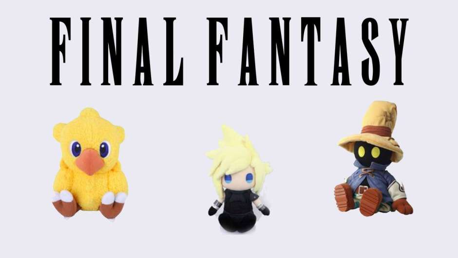 Final Fantasy Playasia Plushies Cloud Strife Chocobo Vivi
