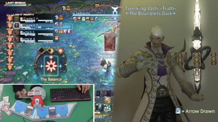 Final Fantasy XIV Yu-Gi-Oh контроллері
