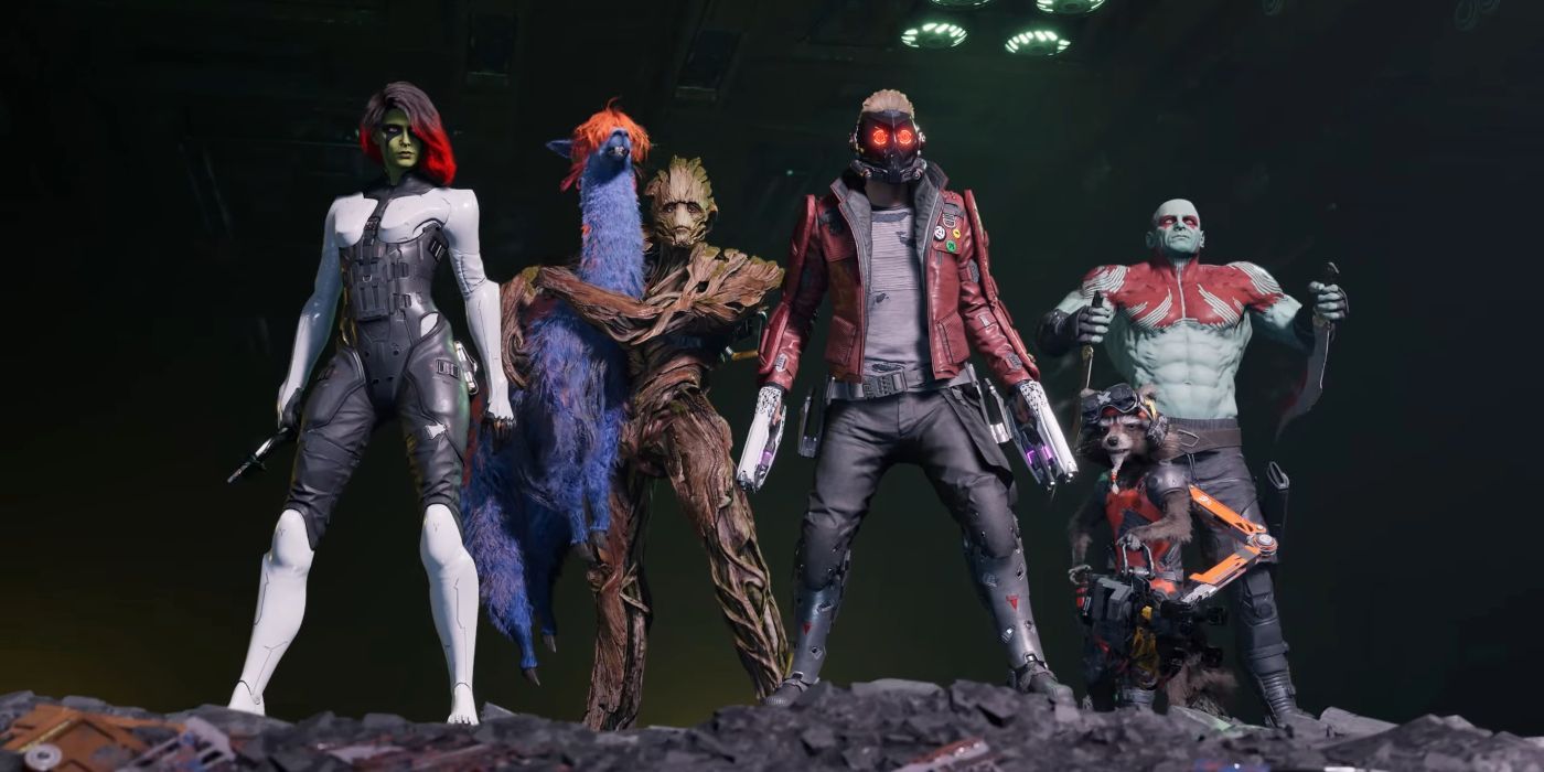 Guardians Of The Galaxy Square Enix-Spielcharaktere