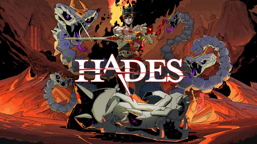 Pôster de Hades na frente da Hidra Óssea