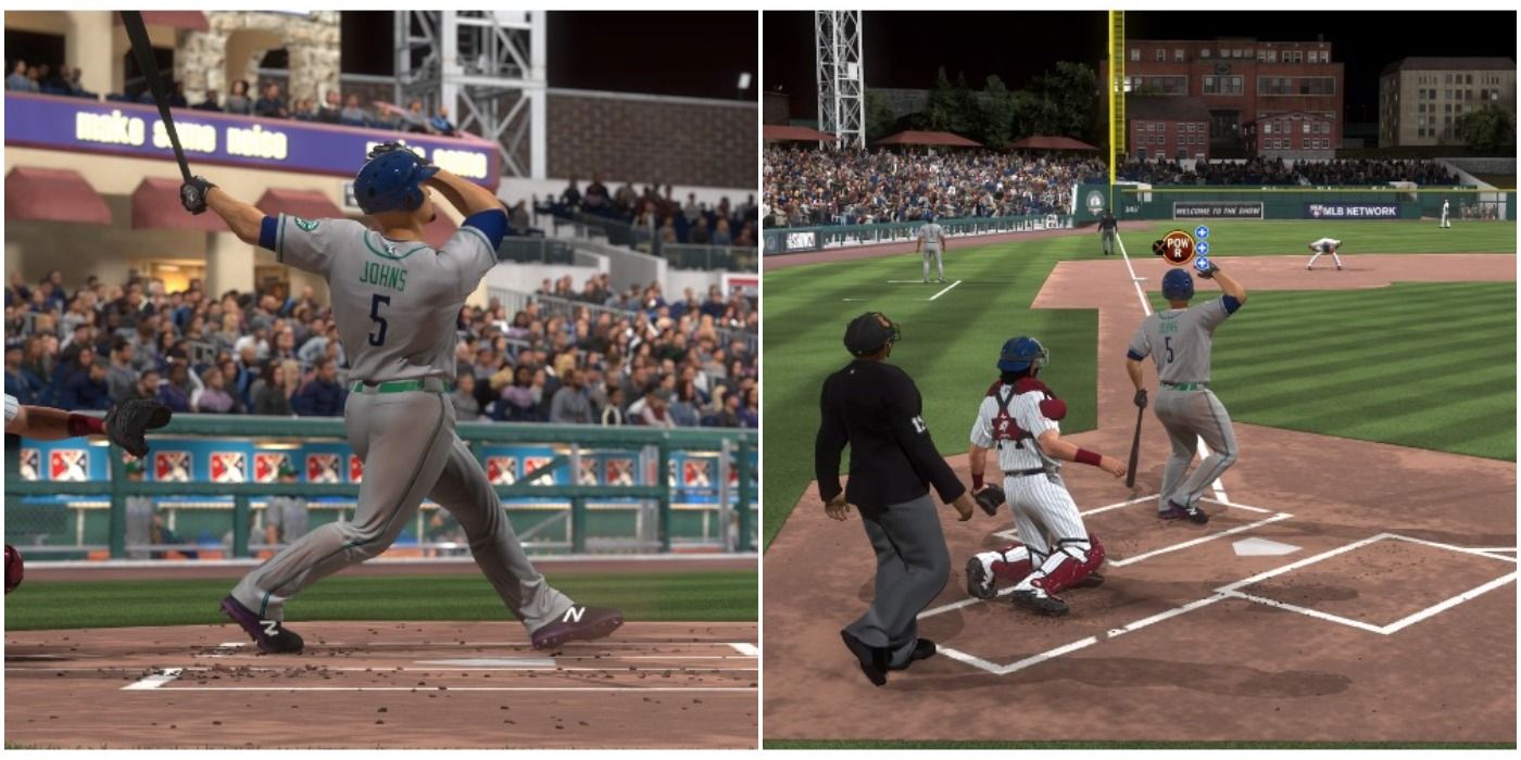 Mlb The Show 21 How To Hit Home Runs Collage Follow Through And Hot Dogging