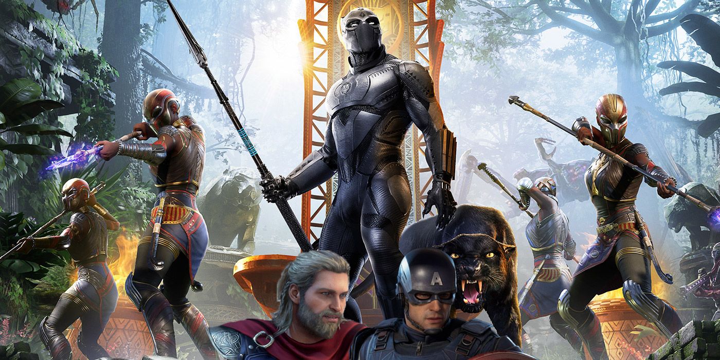 Marvels Avengers Black Panther War per a Wakanda