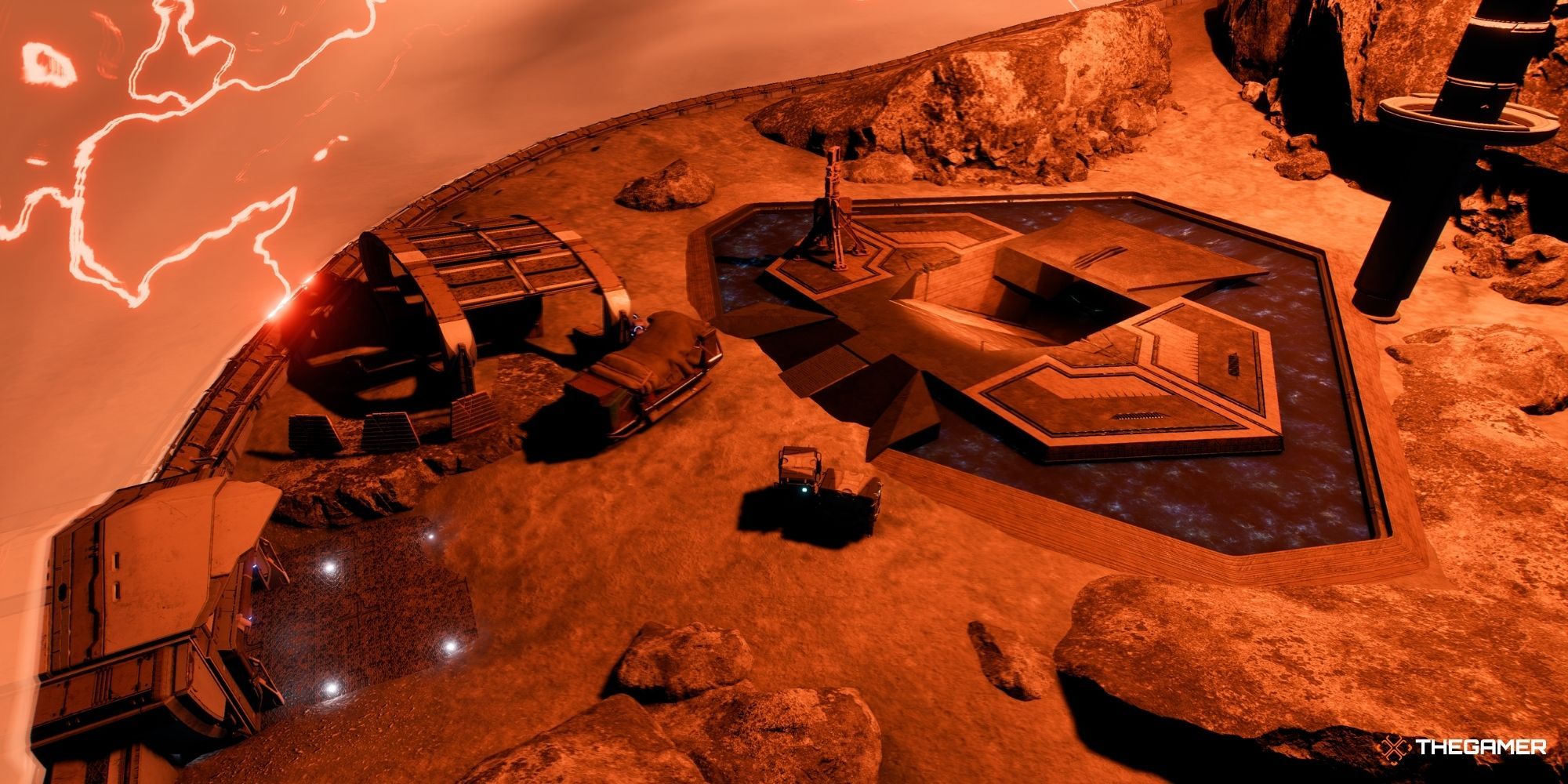 Mass Effect Andromeda Роҳи таъини заминҳои боқимонда, H 047c Кратери Сантьяго дохили