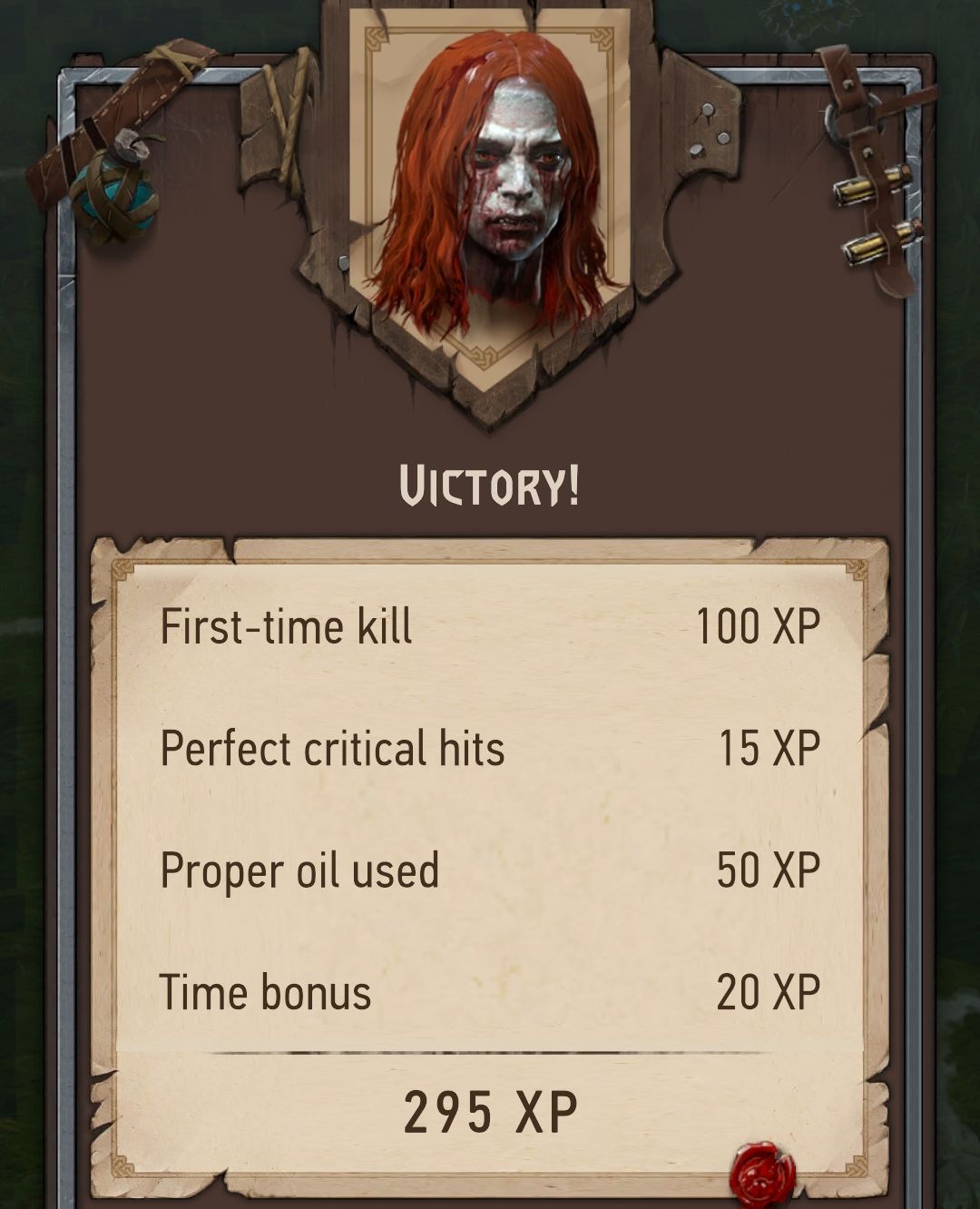 Monster Kill Victory Trophy Rewards Experience The Witcher Monster Slayer