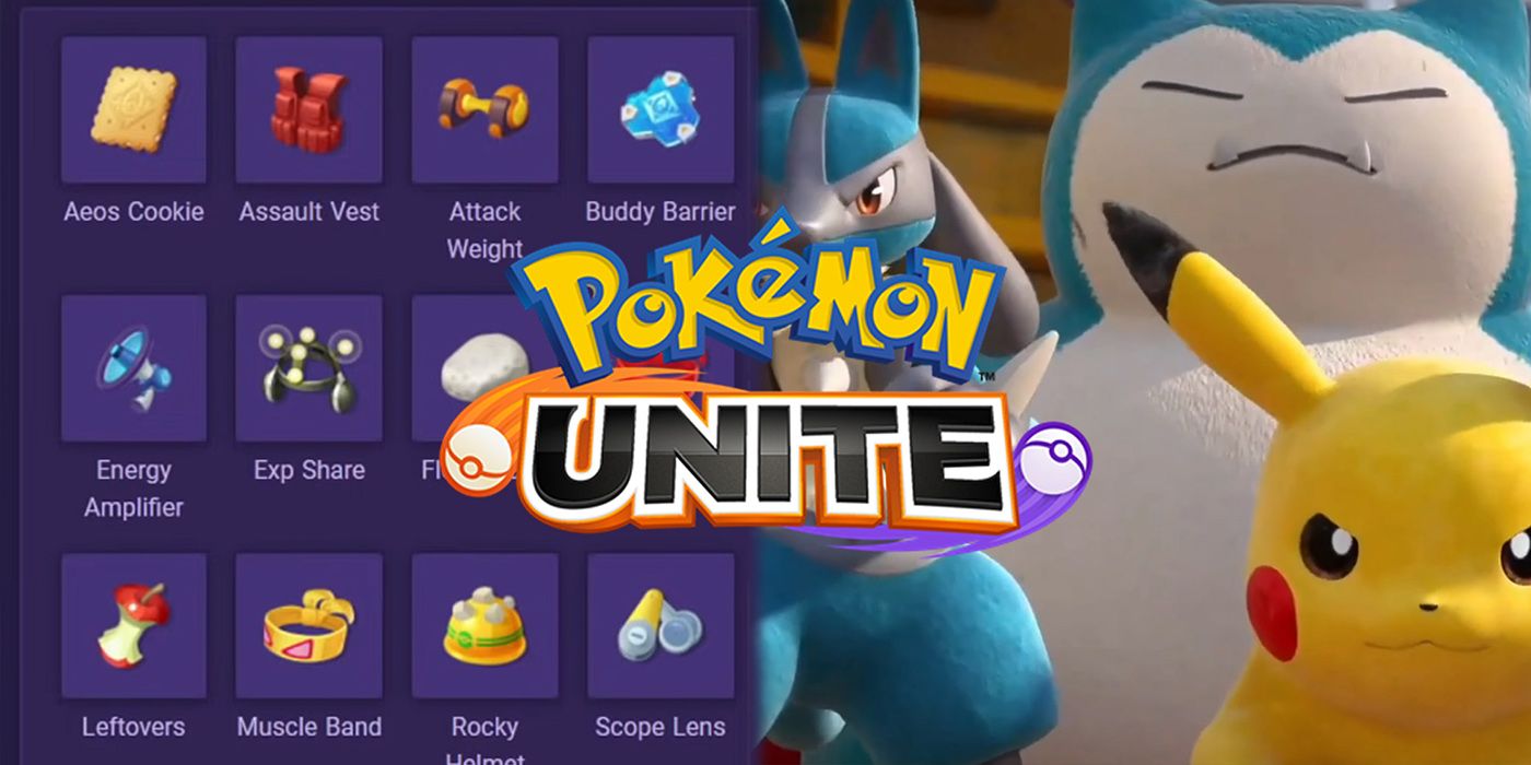 Pokemon Unite best holdt gjenstander rangert overskrift