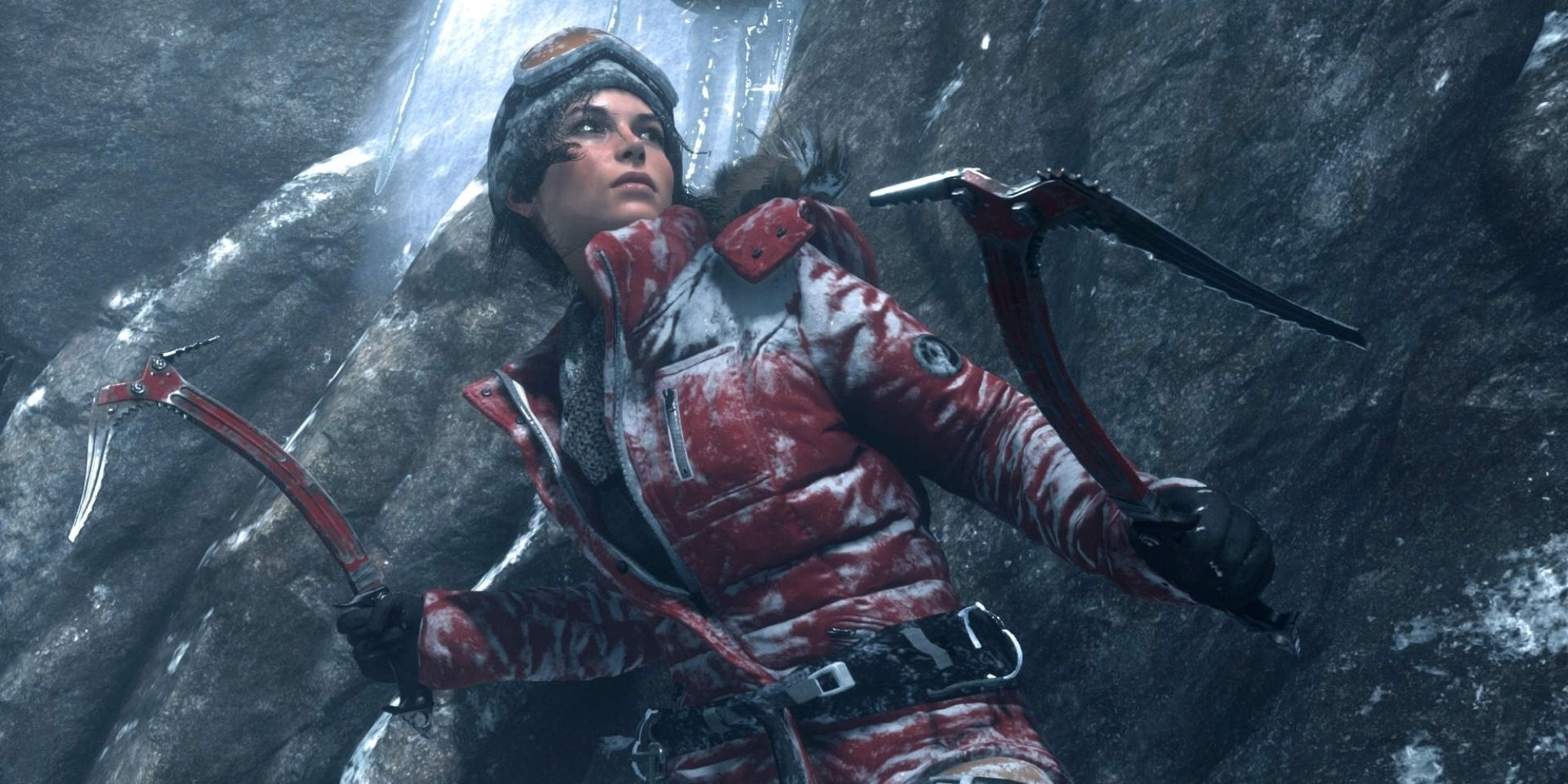 Rise Of The Tomb Raider Lara Croft On Mountain