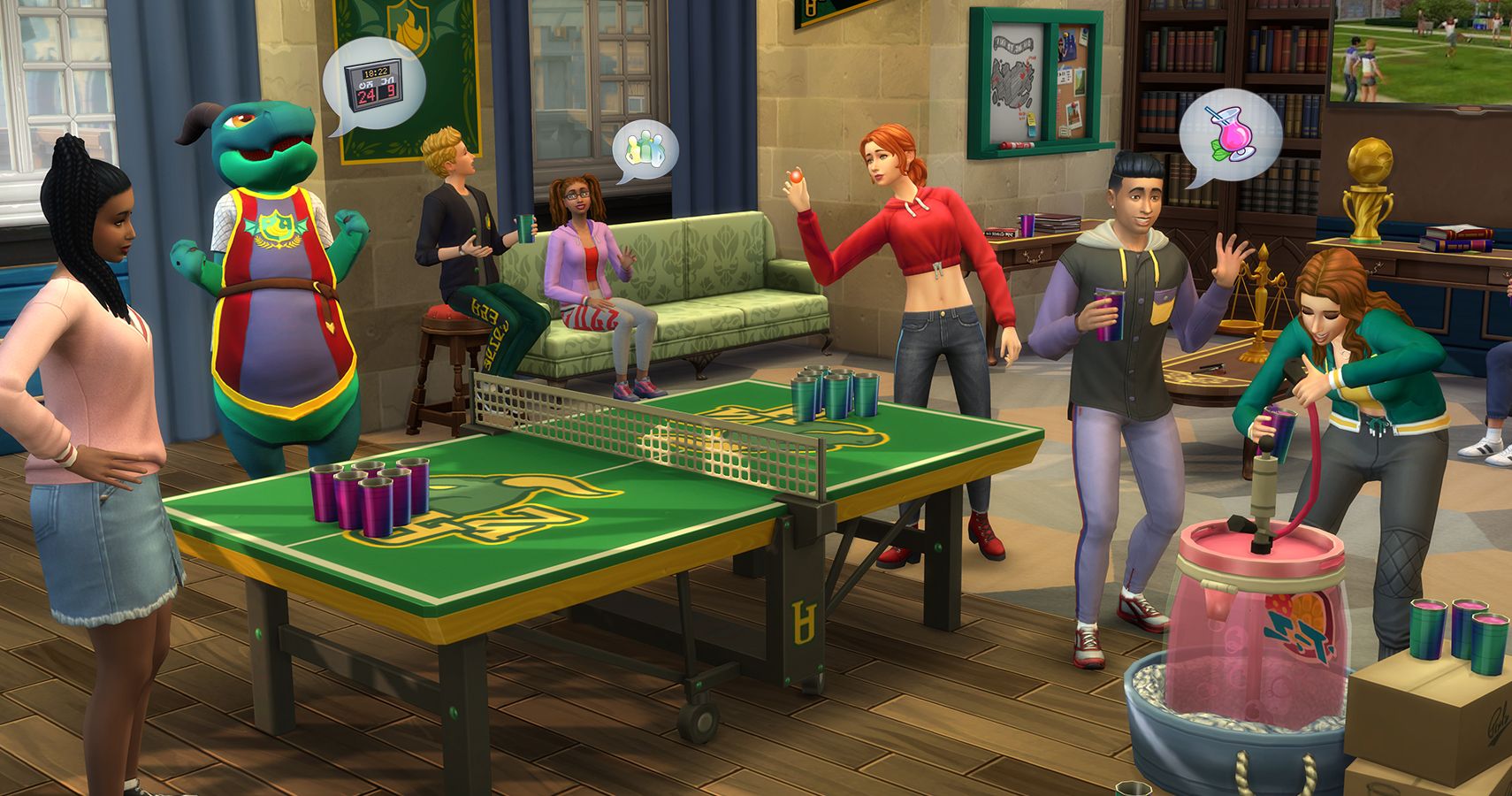 Sims 4 manggihan Uni lulugu