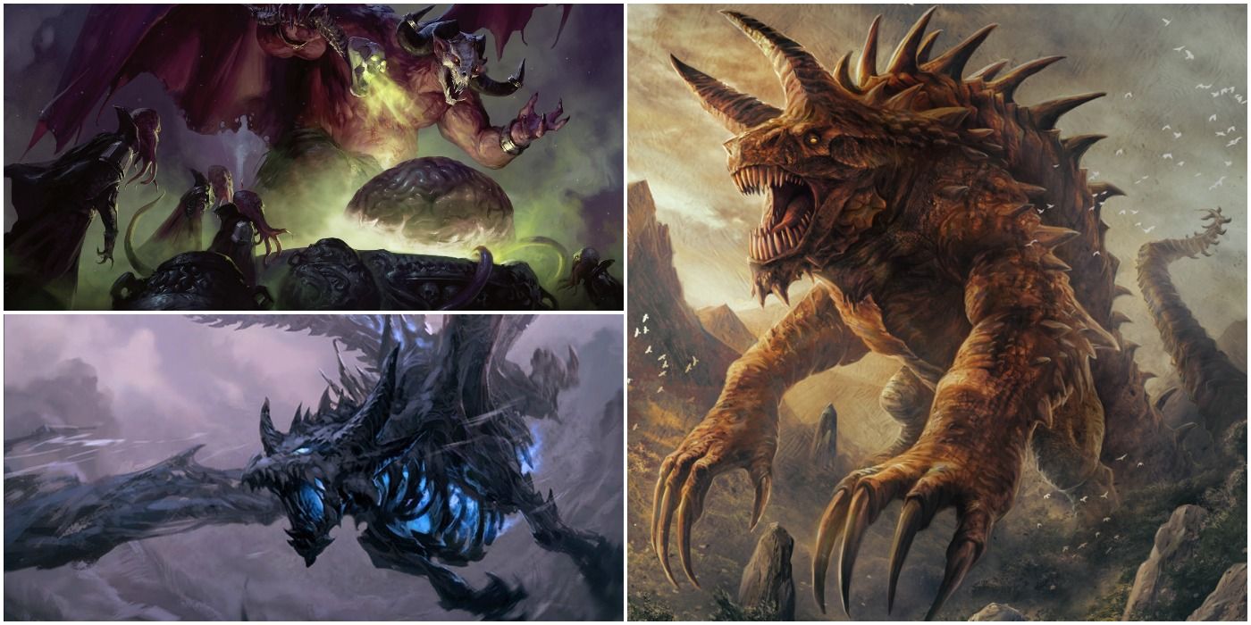Split Image Of High Level Monsters