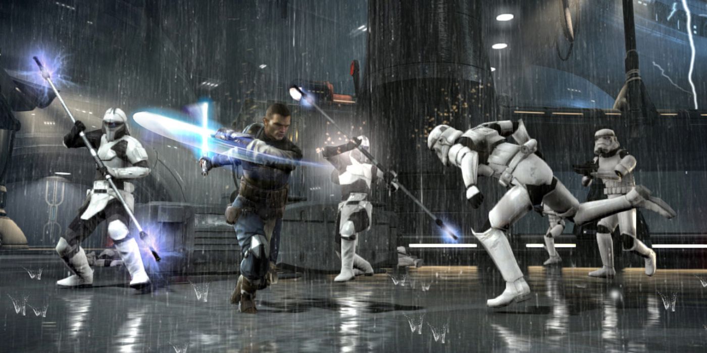 Star Wars The Force Unleashed 2 Starkiller Killing Stormtroopers