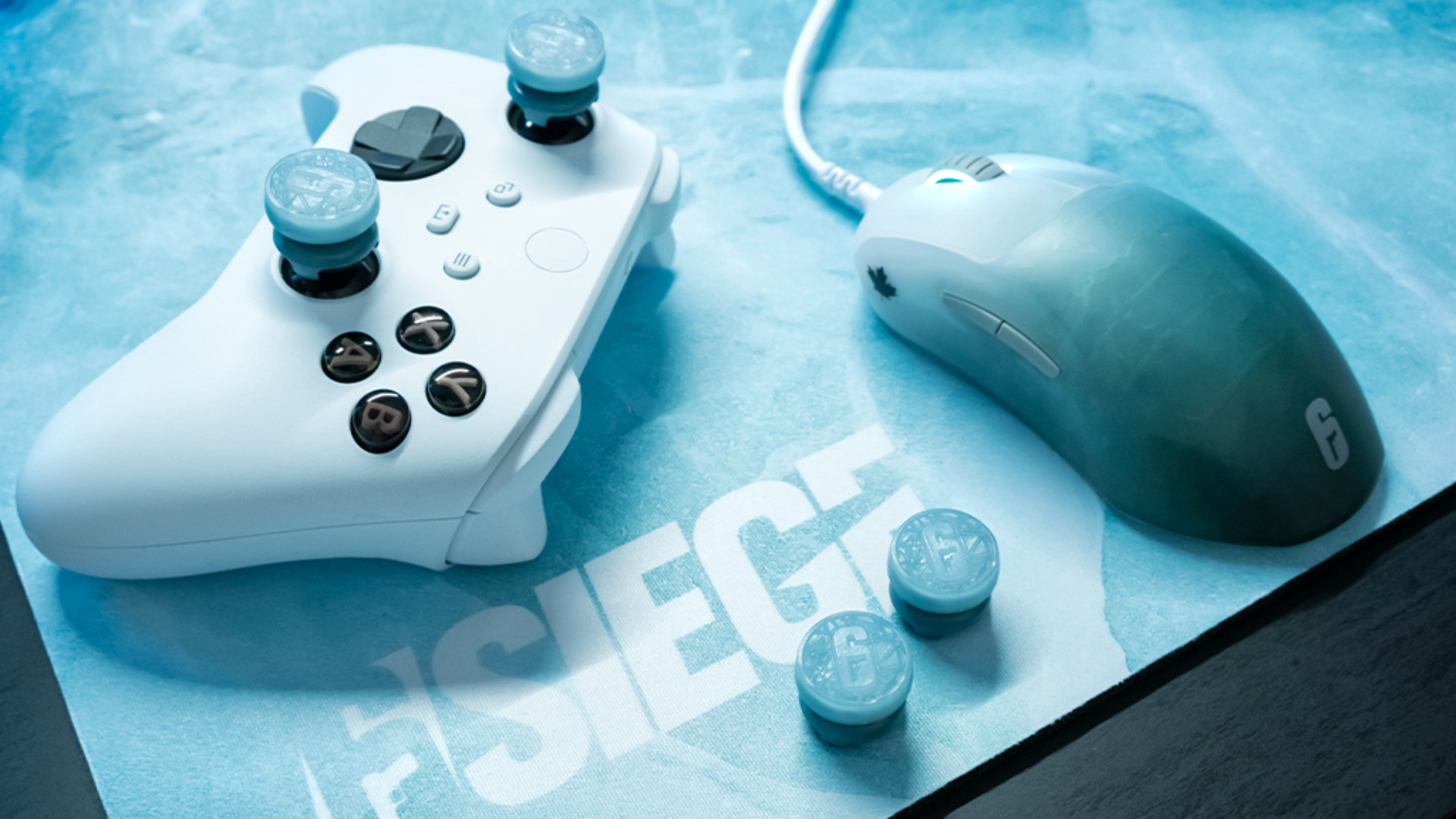 SteelSeries lanza un rato para xogos con temática Rainbow Six Siege Black Ice