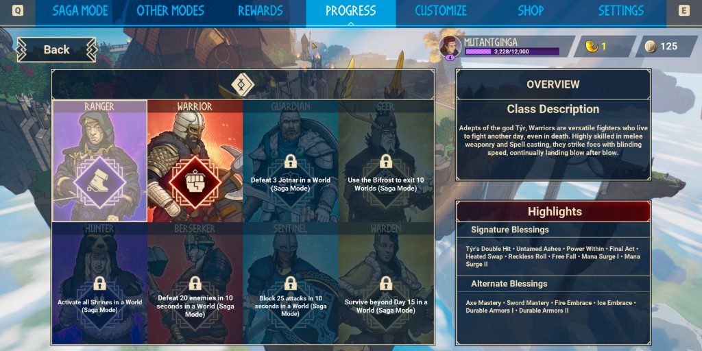 Tribes Of Midgard Unlock Every Class