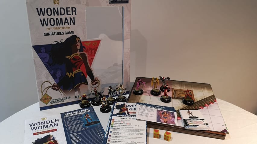 DC Comics HeroClix: Permainan Miniatur Ulang Tahun Ke-80 Wonder Woman
