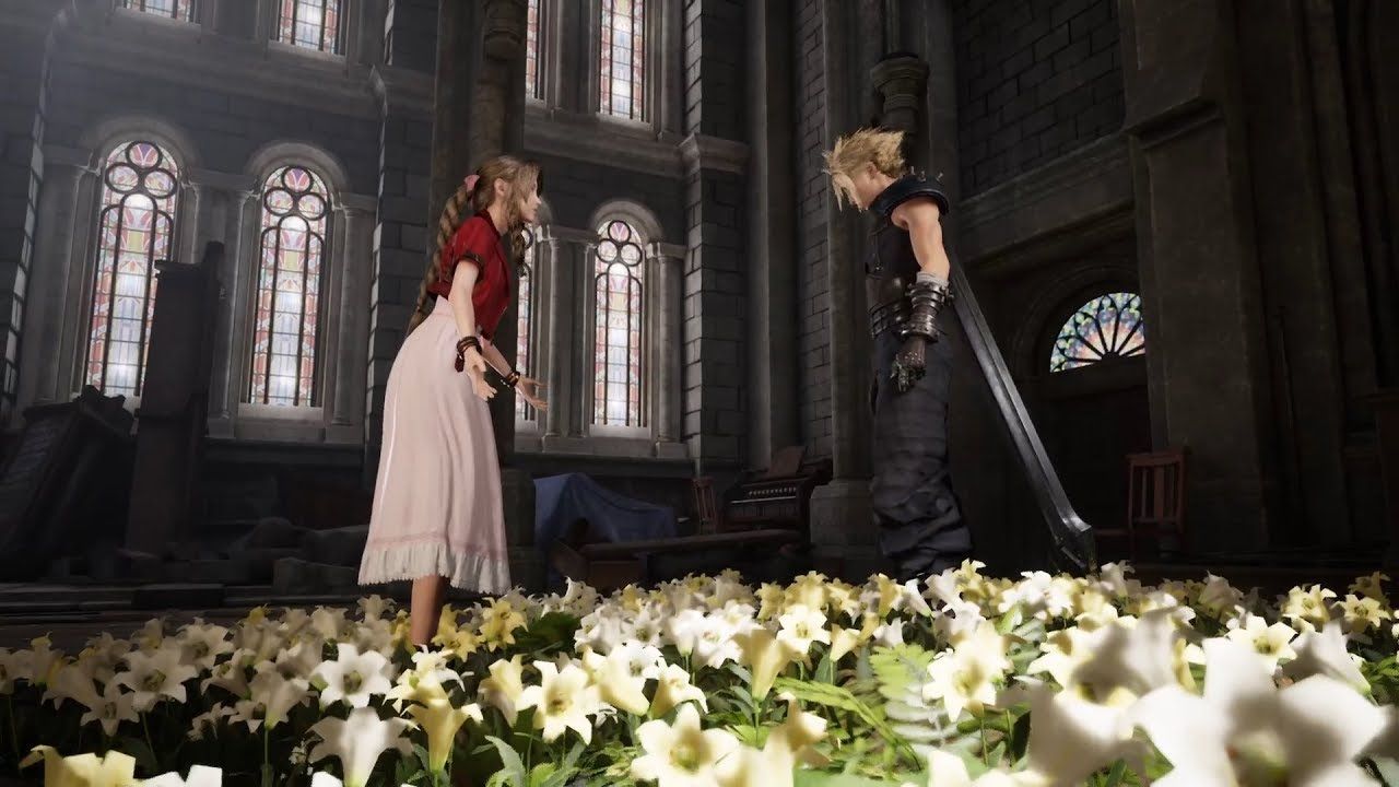 Aerith Final Fantasy 7 Church