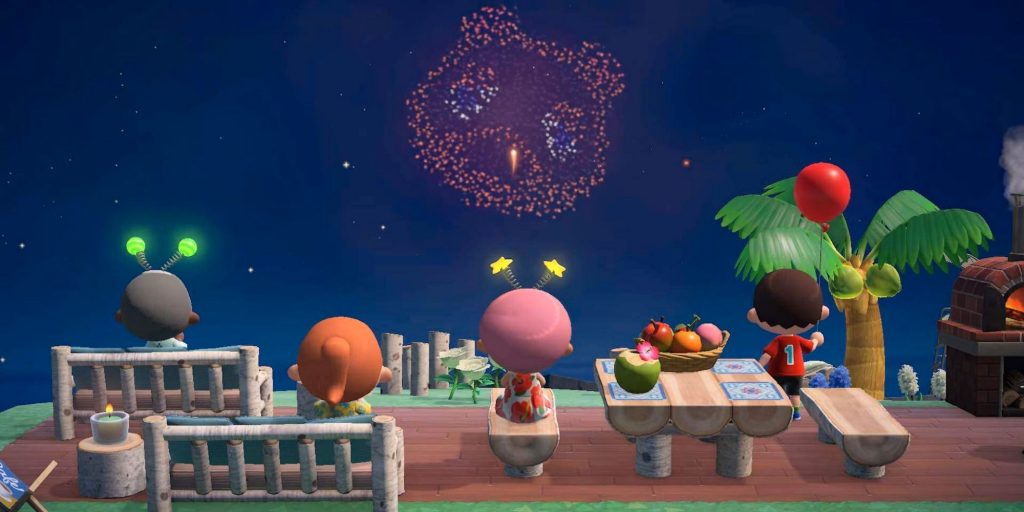 Animal Crossing Fireworks