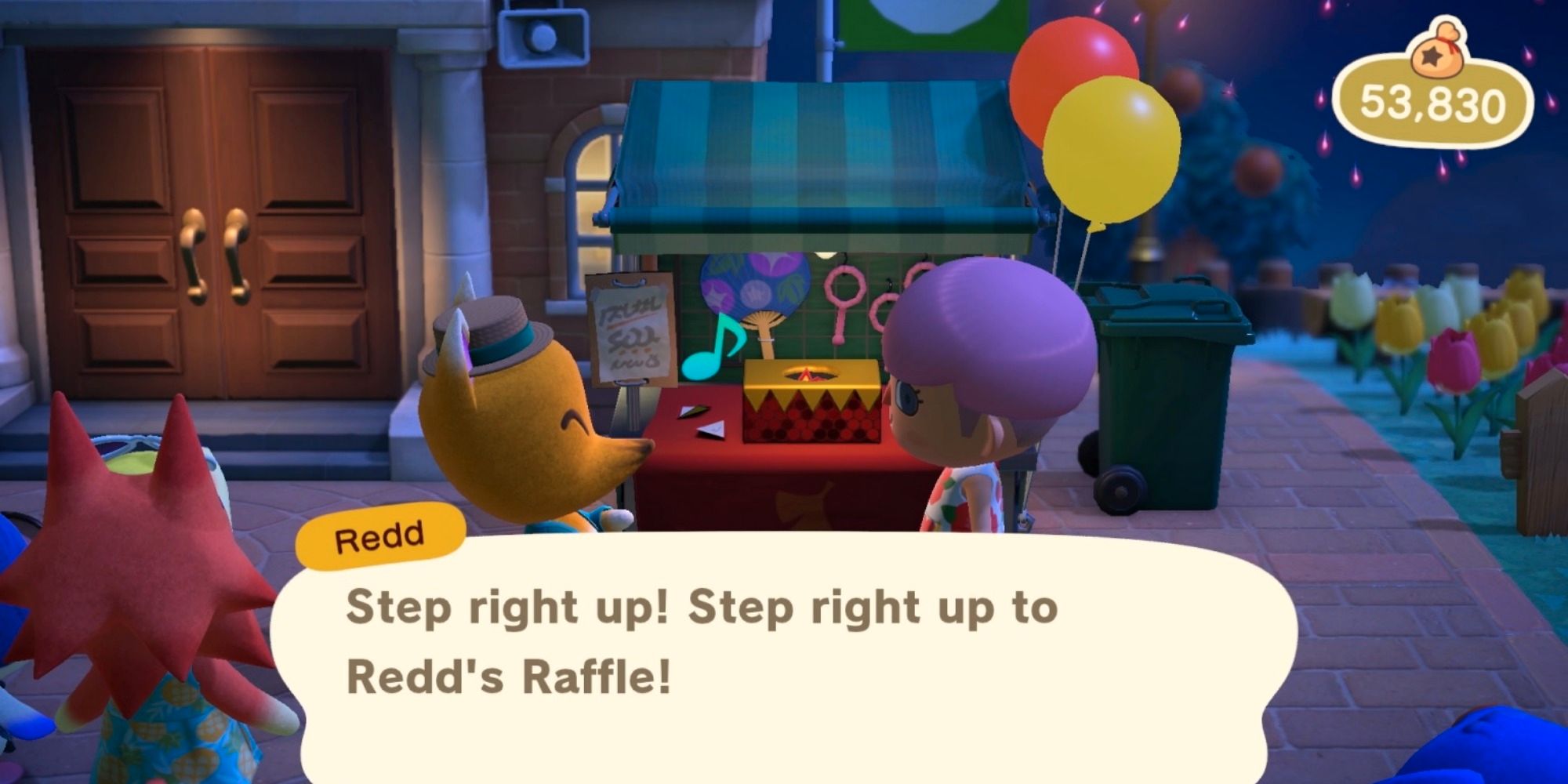 Raffle Animal Crossing Redds