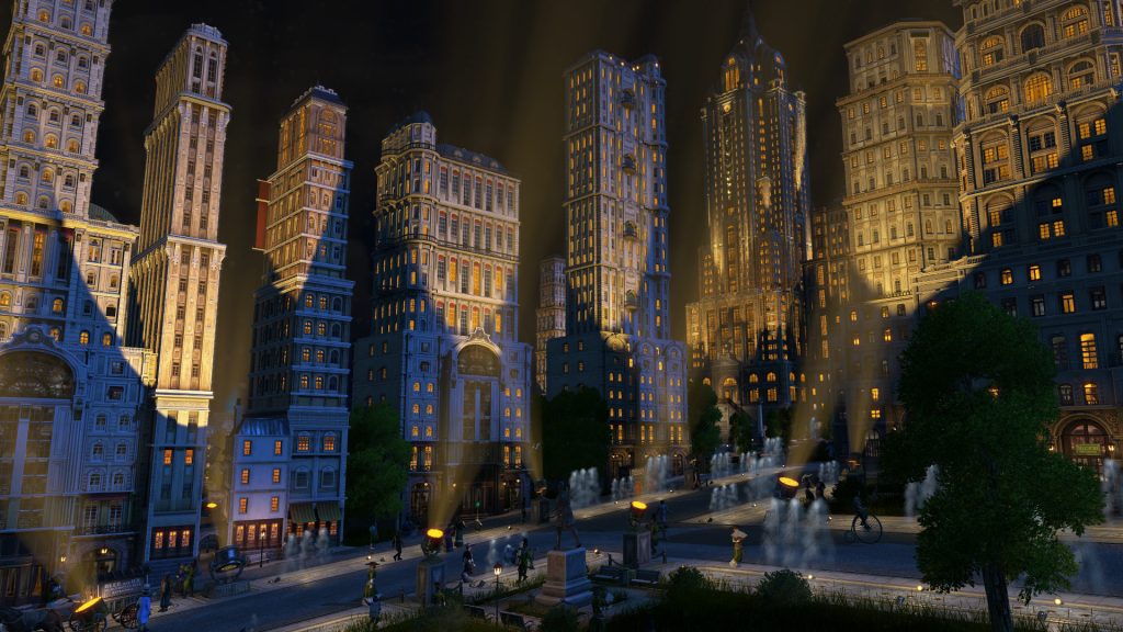 Anno 1800 Skyscraper Night