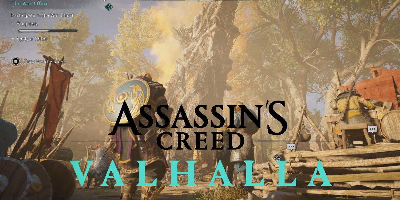 Assassins Creed Valhalla фестивалынын логотиби