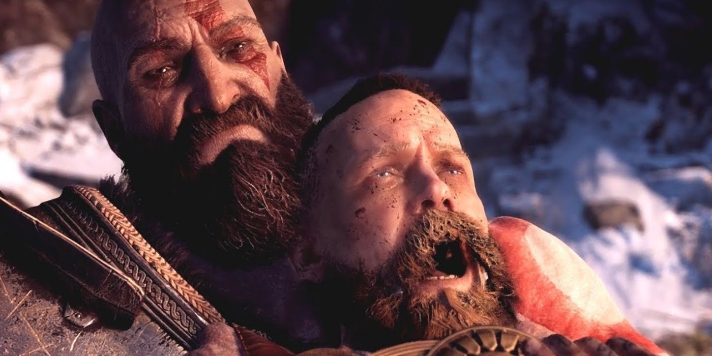 Baldur An comhrac in Kratos Dia Cogaidh