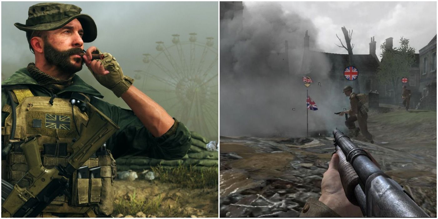 Gesplitste afbeelding van Call of Duty