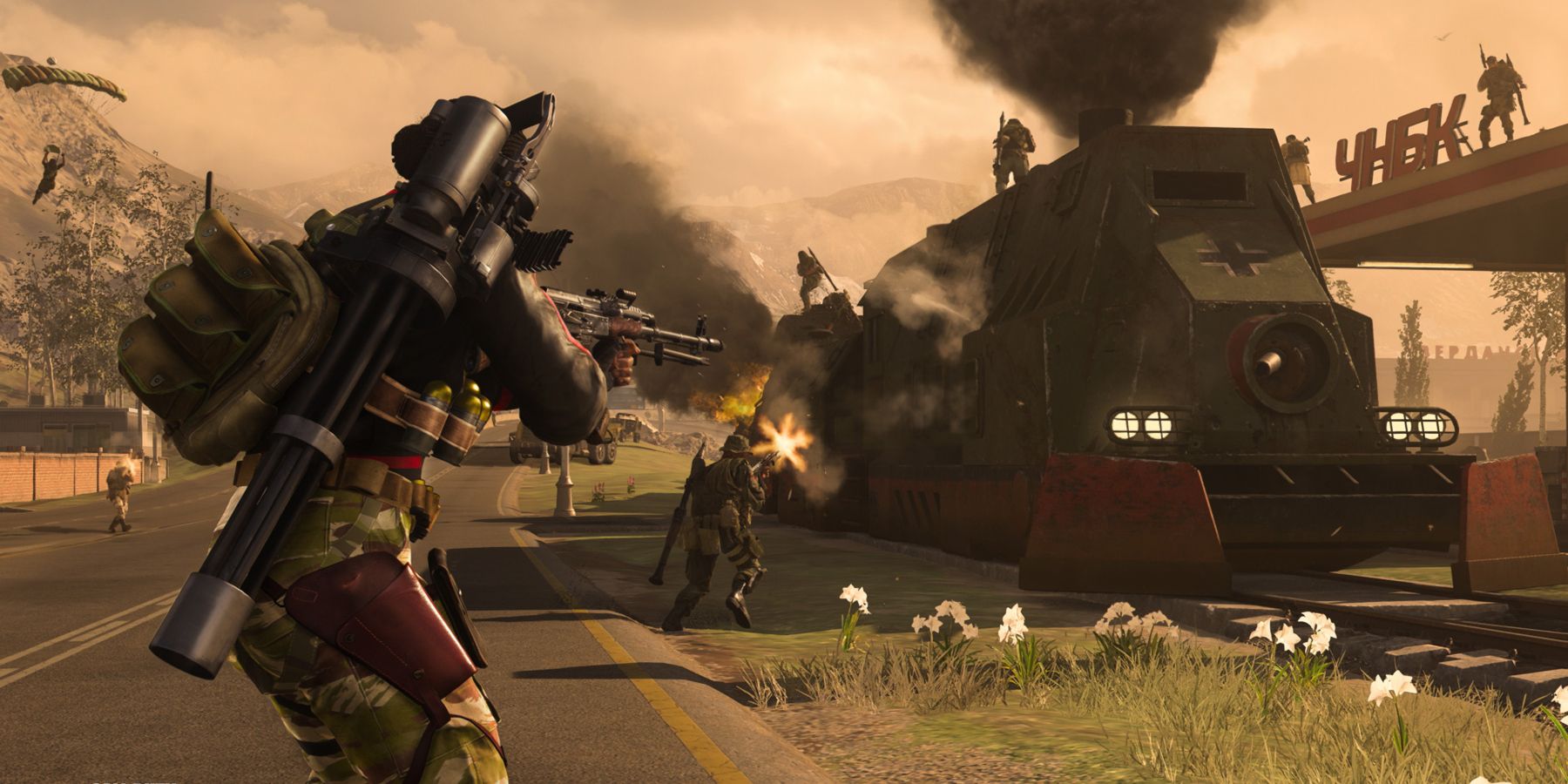 Call Of Duty Warzone Vlak Destroyed Vanguard