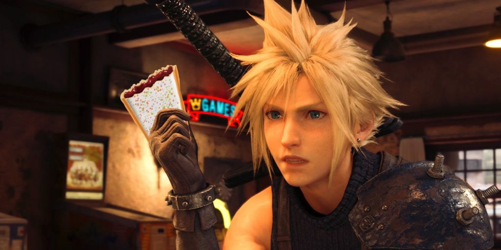 Cloud Holding A Pop Tart