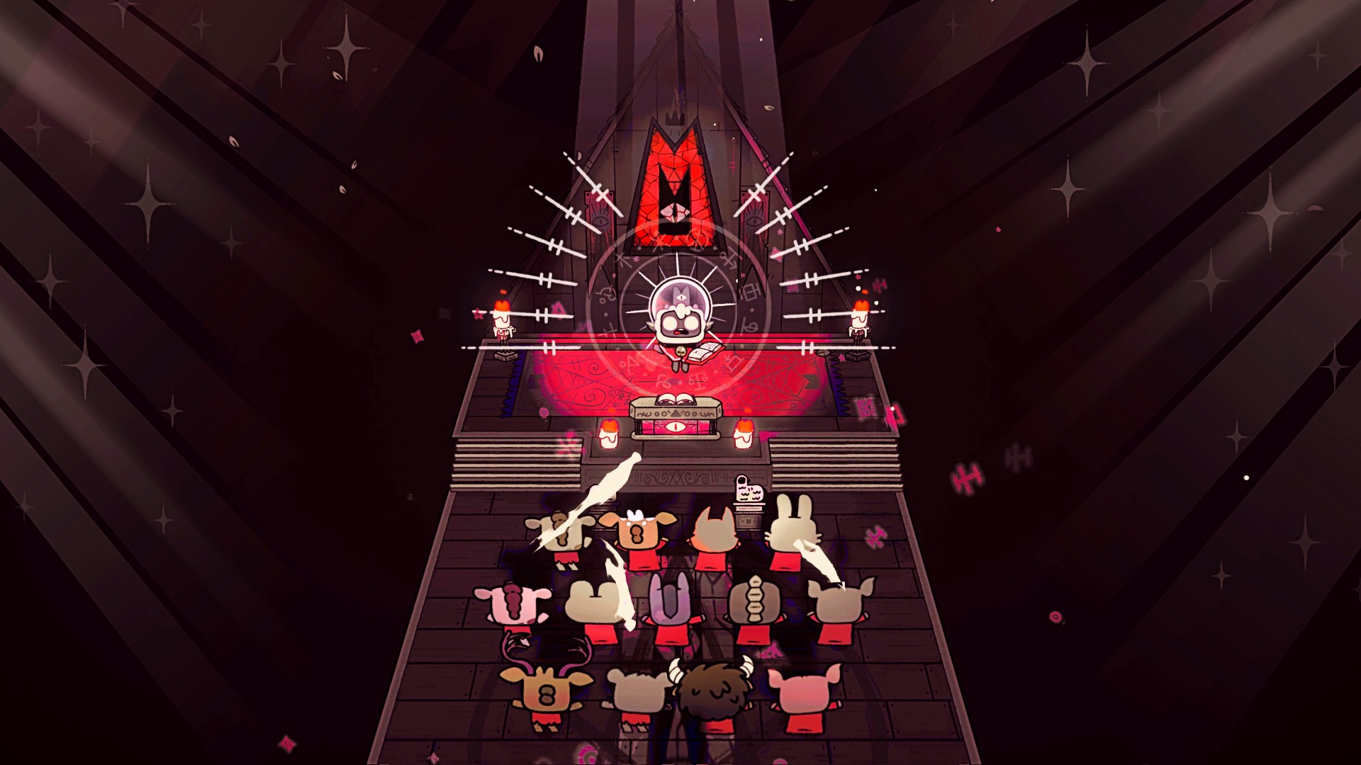 Cult of the Lamb is an adorable roguelike with demon-worshipping critters