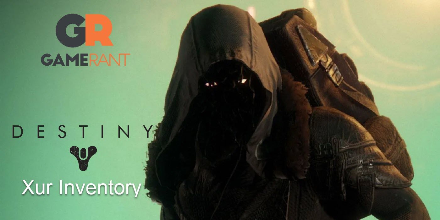 Destiny 2 Неделен заглавие на Xur инвентар