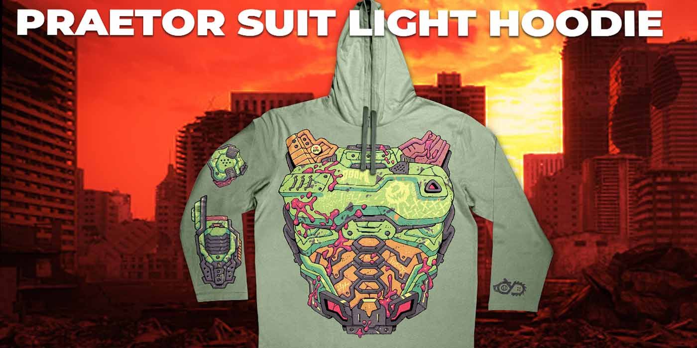 ʻO Doom Praetor Suit Light Hoodie Loot Crate