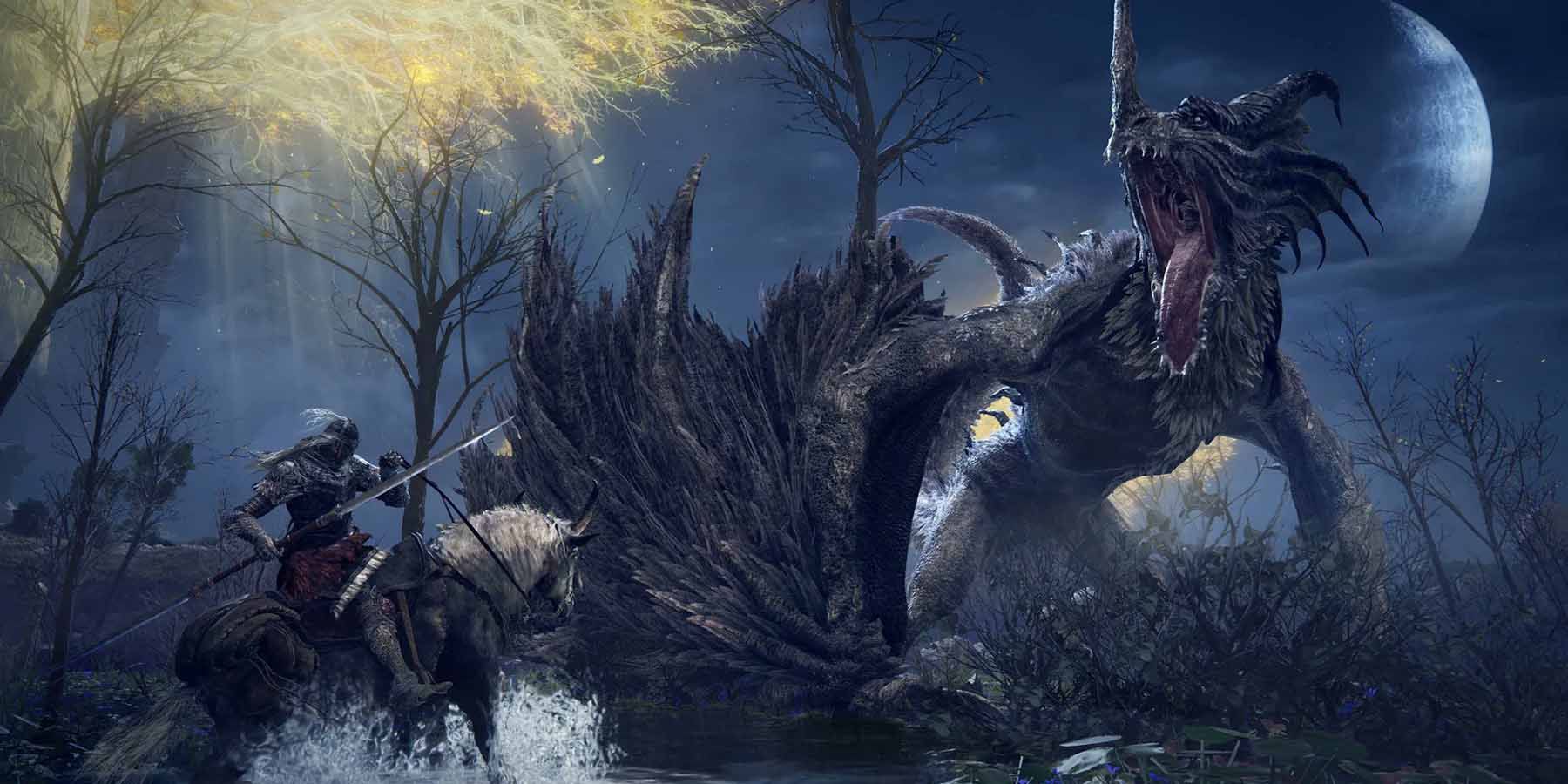 Elden Ring Dragon Open World အသေးစိတ်အချက်အလက်များ Gamescom 2021