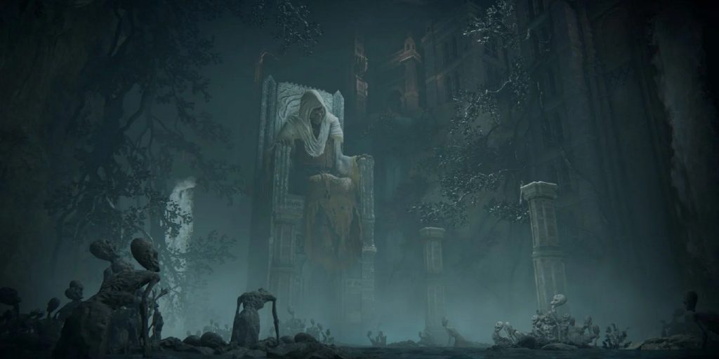 Elden Ring Skeleton Throne Screenshot Feature