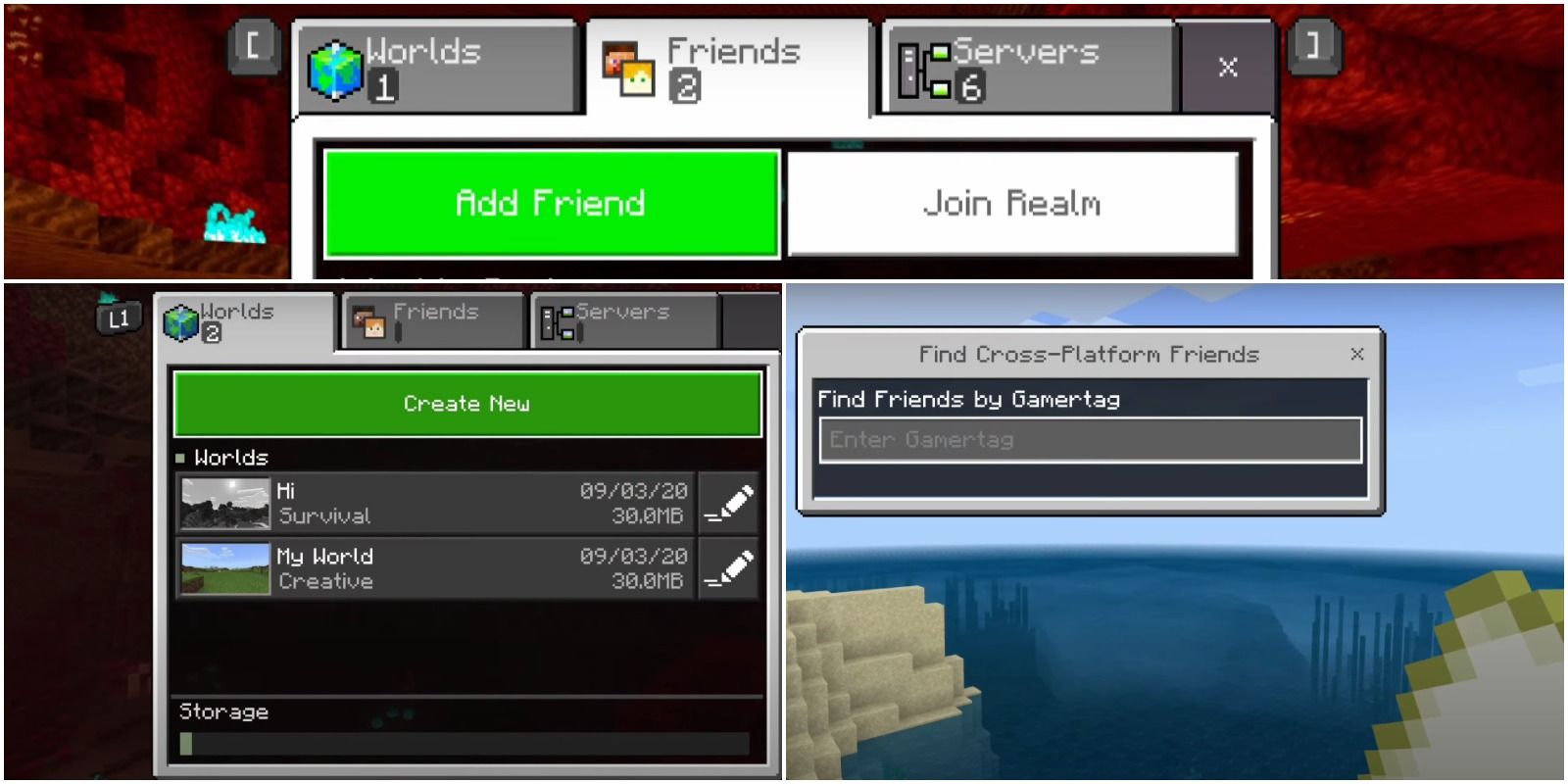 Imagine caracteristică Minecraft Cum să adăugați prieteni