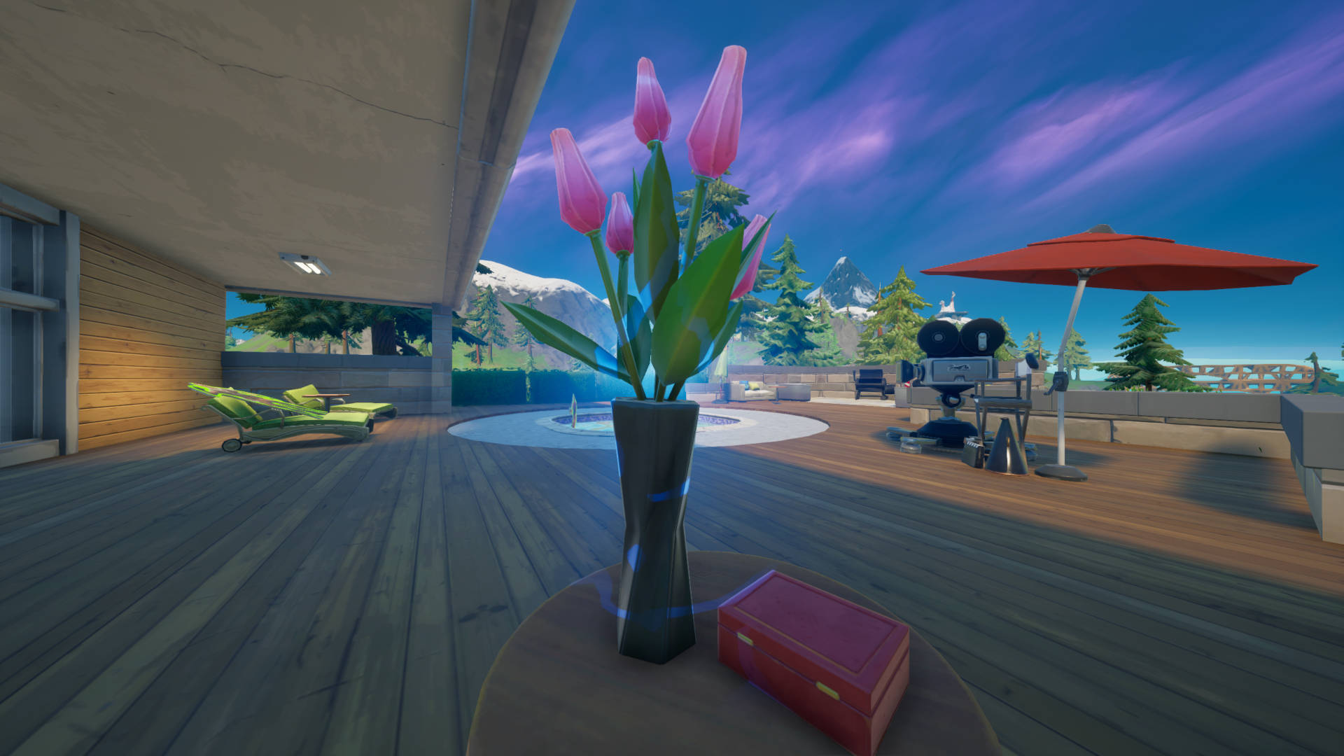 Collect a vase of flowers from Lazy Lake in Fortnite