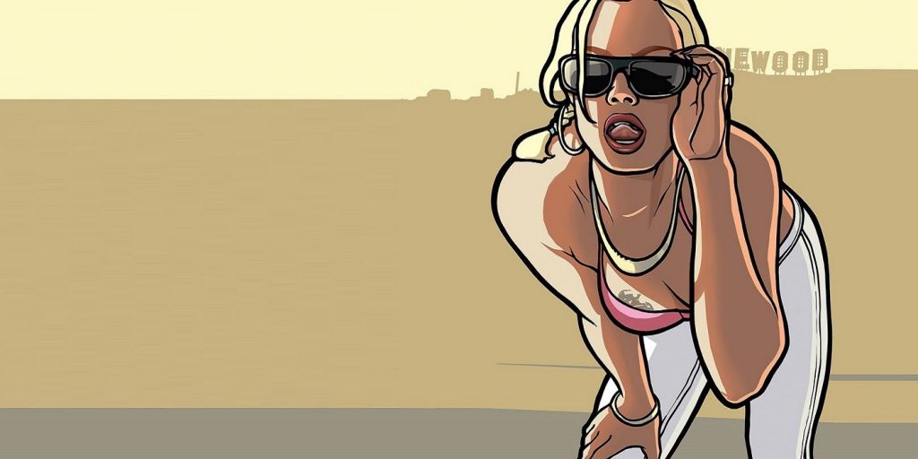 Grand Theft Auto San Andreas Blonde Woman