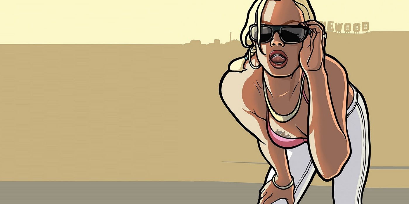 Grand Theft Auto San Andreas Wanita Berambut Perang