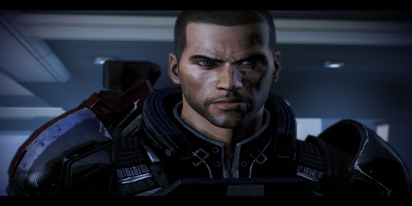 Shepard predefinito di Mass Effect arrabbiato