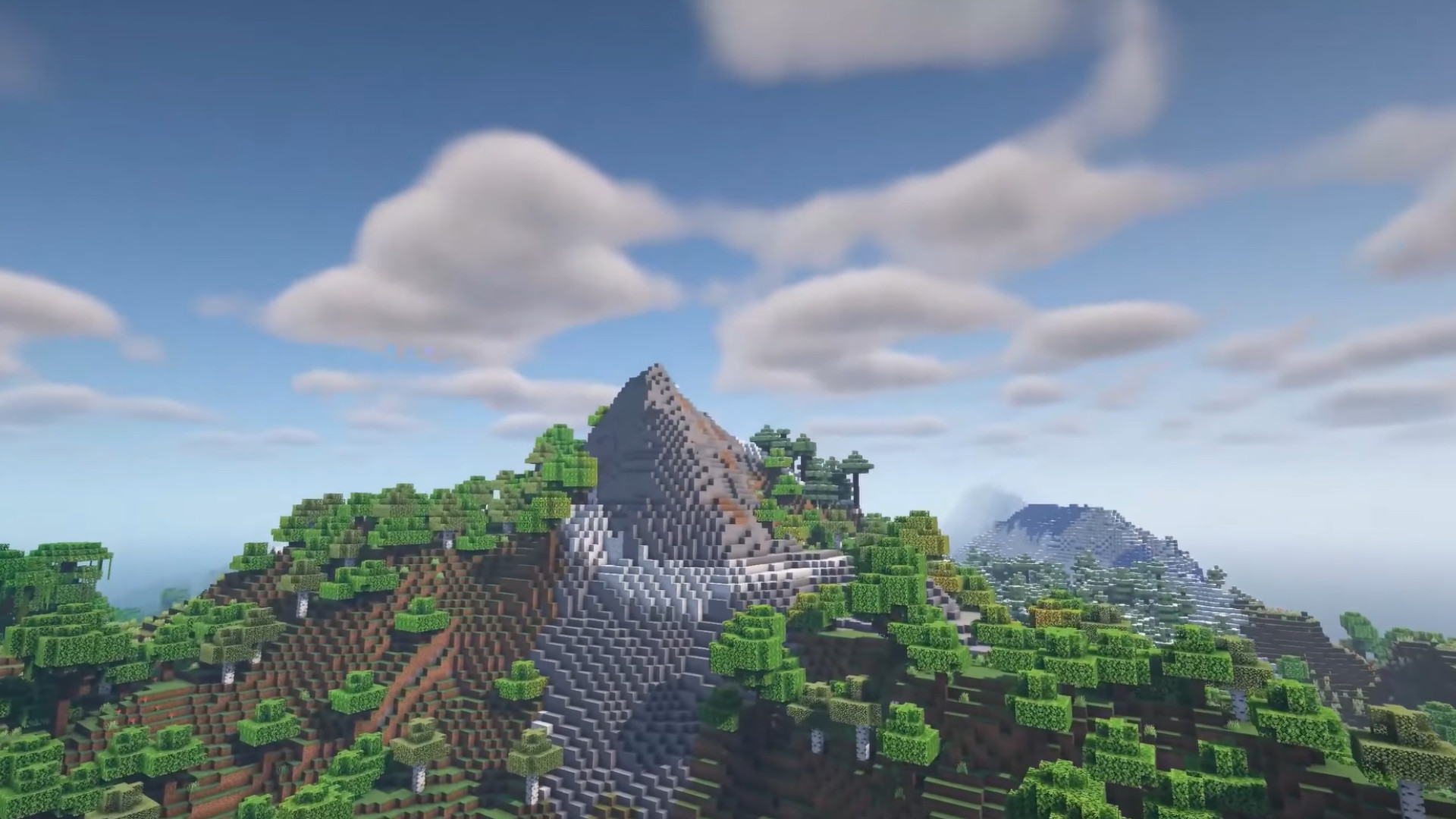 Minecraft menjadi gunung yang lebih baik