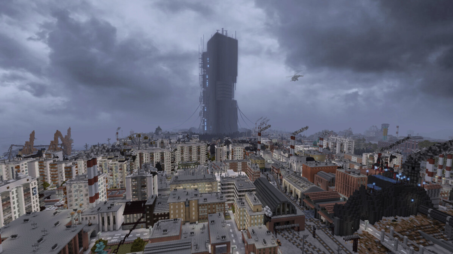 Minecraft Half Life City 17 Карта