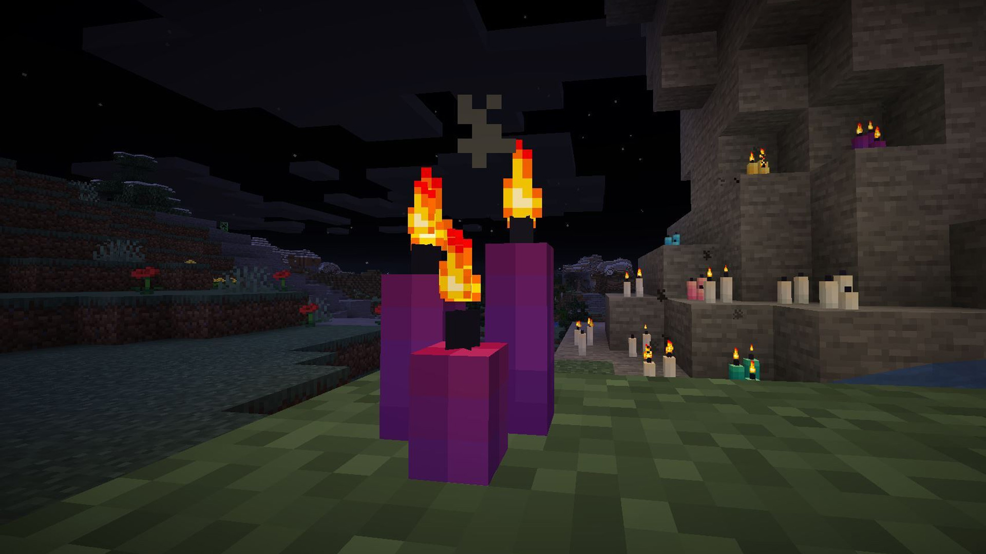 Minecraft Light Candle 1