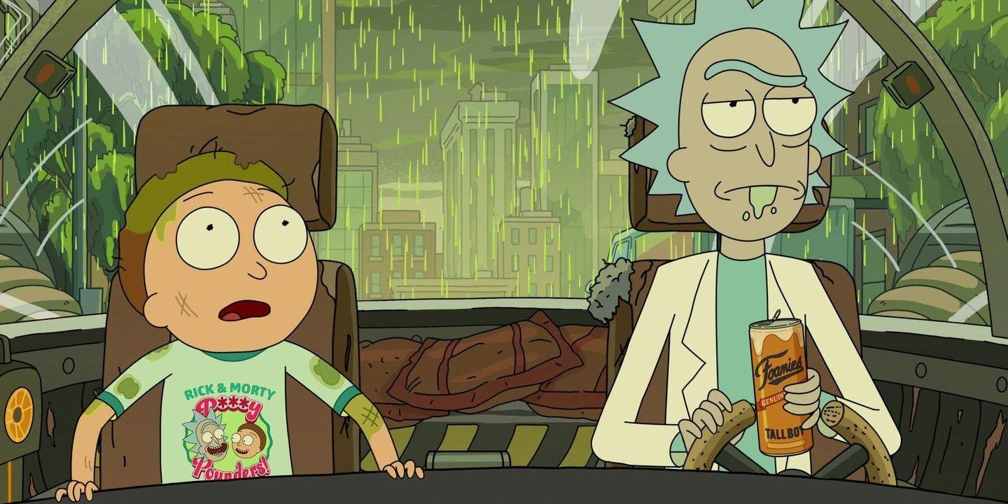 Morty und Rickk beschnitten