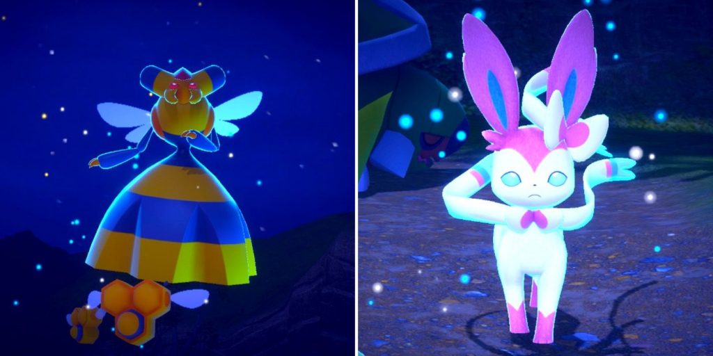 New Pokemon Snap Vespiquen Sylveon