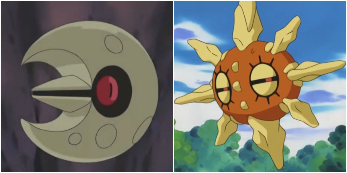 Pokémon Anime Lunatone An Solrock