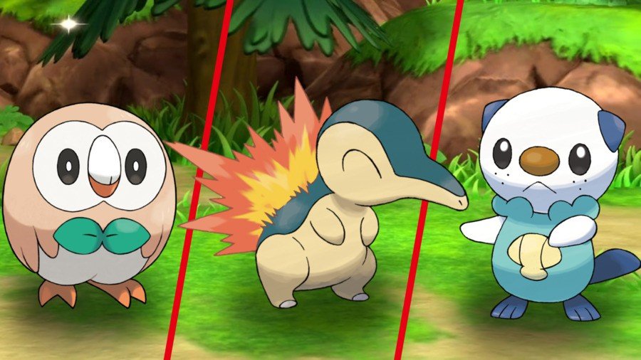 Pokemon Choices: Rowlet/Cyndaquil/Oshawott