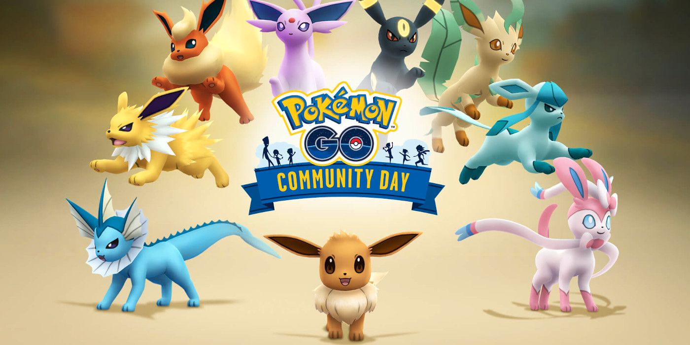 Pokémon Go Eevee Gemeenskapsdag Evolutoins