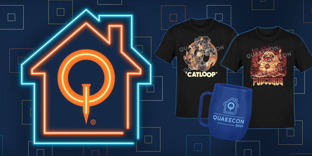 Quakecon 2021 Logo Shirts Merch